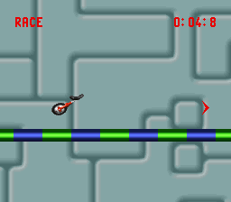 Uniracers (USA) In game screenshot